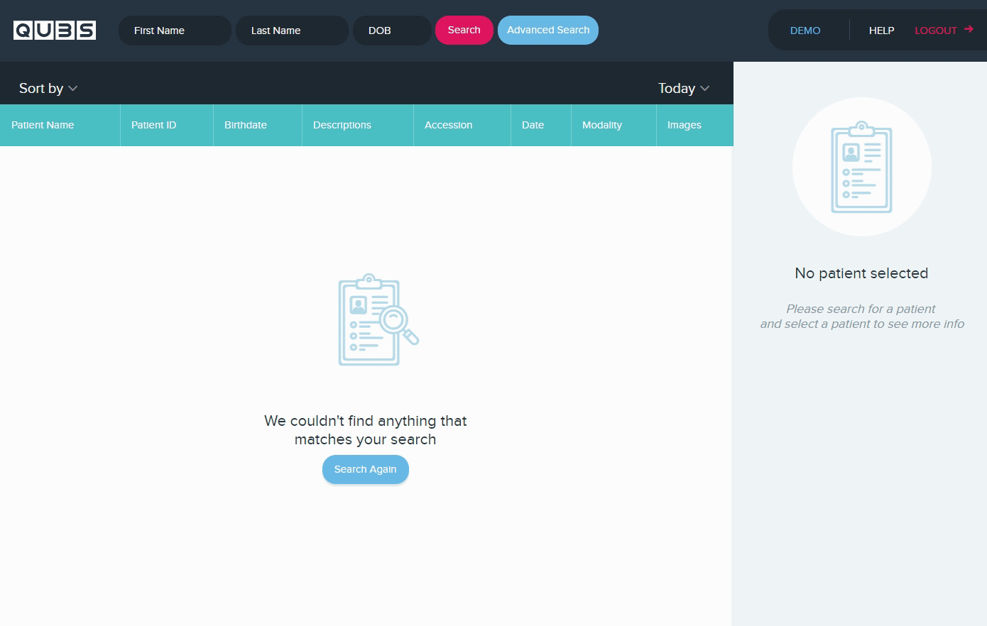referrers portal x-ray image view